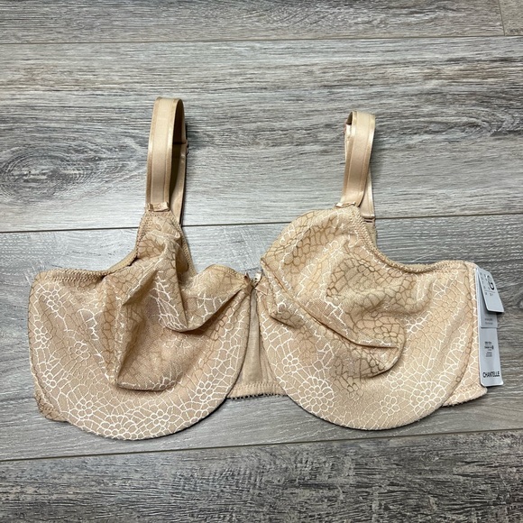 Chantelle Magnifique Minimizer Bra 38DDDD Unlined Underwire 18910 Adjustable - Picture 7 of 7